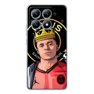 Чехол (TPU) с Футболистом на Xiaomi 14T Pro (Mbappe King)