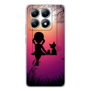 Девчачий Чехол для Xiaomi 14T Pro (На качели)