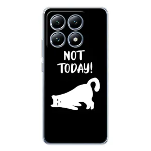 Бампер с изображением Котиков для 14Т Про (Not Today)