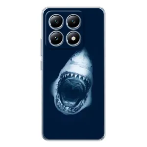 Силиконовый бампер с картинкой животных для Xiaomi 14T Pro (Пасть Акулы)