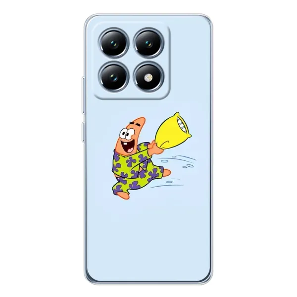 Чехол с рисунком «Патрик с подушкой» для Xiaomi 14T Pro