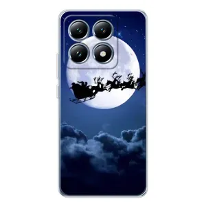 Чохол Санта Клаус для Xiaomi 14T Pro (Санта - місяць)
