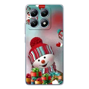 Чохли на Новий Рік Xiaomi 14T Pro (Сніговик в шапці)