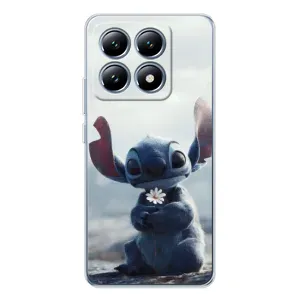 Чехол с рисунком Стич для Xiaomi 14T Pro (Стич с цветочком)
