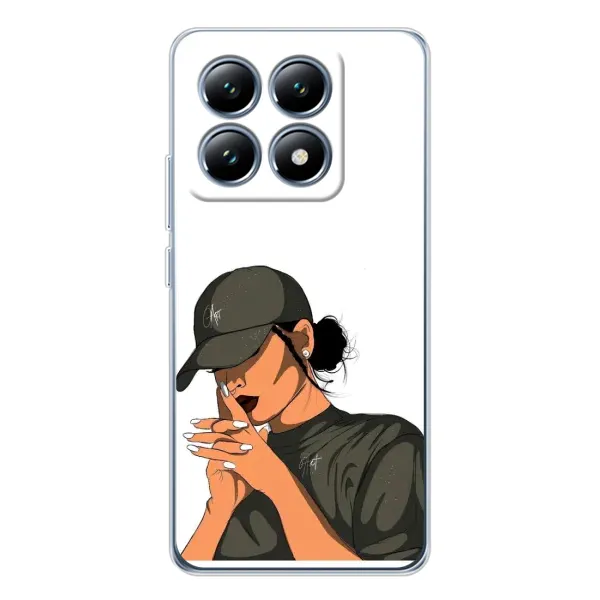 Чехол с рисунком «В зеленом» для Xiaomi 14T Pro
