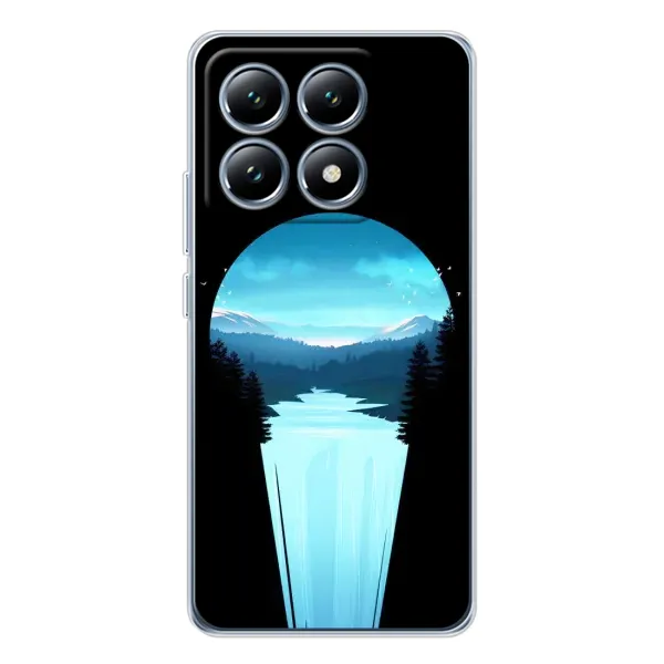 Чехол с рисунком «Синий Водопад» для Xiaomi 14T Pro Чехол с рисунком «Синий Водопад» для Xiaomi 14T Pro
