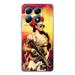ЗСУ Чехлы (TPU) для Xiaomi 14T Pro (Женщина солдат)