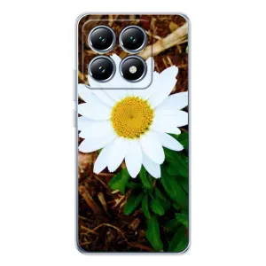 Чехол с ромашками на Xiaomi 14T (Белая ромашка)