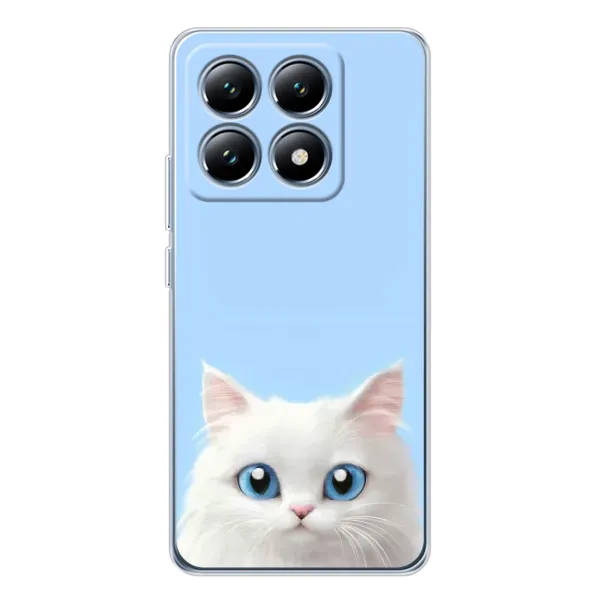 Чехол с рисунком «Белый кот» для Xiaomi 14T Чехол с рисунком «Белый кот» для Xiaomi 14T