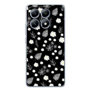Чехлы с тематикой "ЦВЕТЫ" на Xiaomi 14T (цветение на чорном)