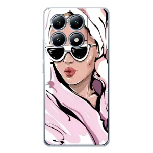 Чехол с картинкой Модные Девчонки Xiaomi 14T (Девушка в халате)