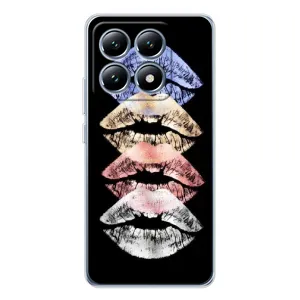 Чехол Стильные девушки на Xiaomi 14T (Губы)