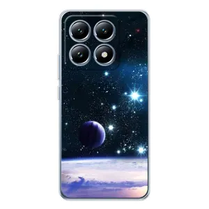 Чехол (ТПУ) с планетами на Xiaomi 14T (Космический вид)