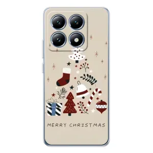 Чехол Санта Клаус для Xiaomi 14T (Merry Christmas)