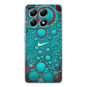 Силиконовый Чехол на Xiaomi 14T с картинкой Nike (Найк зеленый)