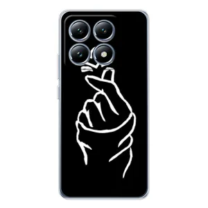 Чохол (Знак сердечка) для Xiaomi 14T (Сердечко на чорному)