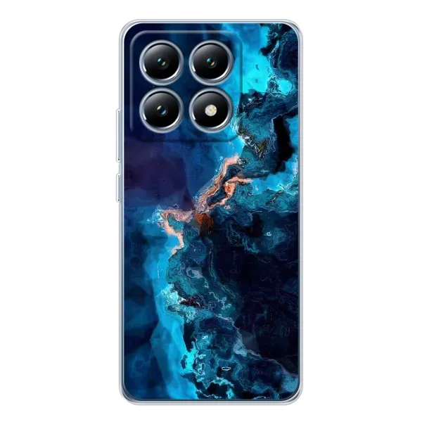 Чехол с рисунком «Синий мрамор» для Xiaomi 14T Чехол с рисунком «Синий мрамор» для Xiaomi 14T