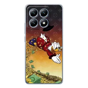 Силиконовый чехол для Xiaomi 14T (Скрудж Луи Виттон)