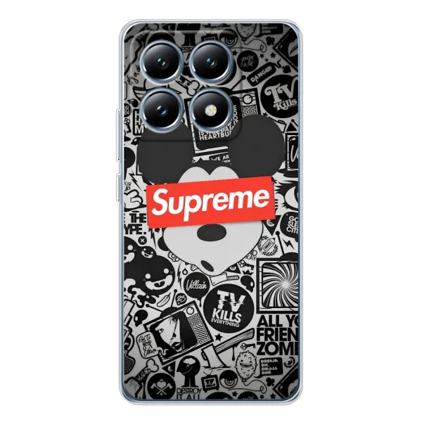 Чехол с рисунком «Supreme Маус» для Xiaomi 14T Чехол с рисунком «Supreme Маус» для Xiaomi 14T