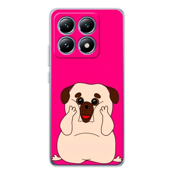 Чехол с рисунком «Веселый Мопсик» для Xiaomi 14T Чехол с рисунком «Веселый Мопсик» для Xiaomi 14T