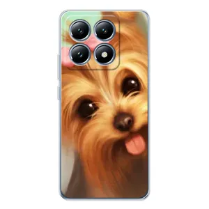 Чехол (ТПУ) Милые собачки для Xiaomi 14T (Йоршенский терьер)