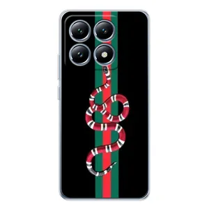 Чехлы Бренд GUCCI для Xiaomi 14T (Змей Гуччи)