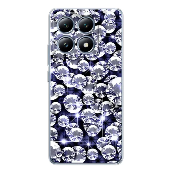 Чехол с рисунком «Бриллианты» для Xiaomi 15 Pro Чехол с рисунком «Бриллианты» для Xiaomi 15 Pro