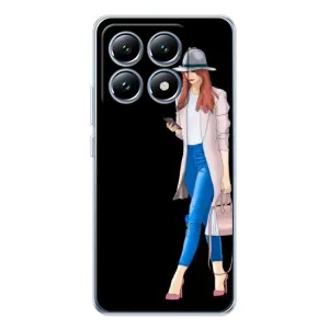 Чехол с картинкой Модные Девчонки Xiaomi 15 Pro (Девушка со смартфоном)