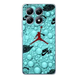 Силиконовый Чехол Nike Air Jordan на Сяоми 15 Про (Джордан Найк)
