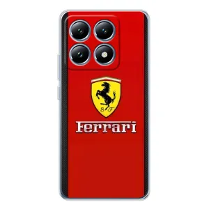 Силиконовый бампер с картинкой машины на Xiaomi 15 Pro (Ferrari Logo)