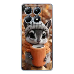 Печатный чехол «Зверята с кофе» для Xiaomi 15 Pro