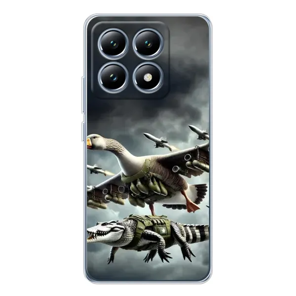 Чехол с рисунком «Гусини и крокодило» для Xiaomi 15 Pro Чехол с рисунком «Гусини и крокодило» для Xiaomi 15 Pro