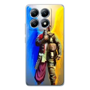 Чехол с картинкой (Патриотический КОЗАК) на Xiaomi 15 Pro (Козак с крыльями)