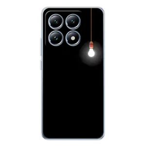 Чохол з картинками на чорному фоні для Xiaomi 15 Pro (Лампочка)