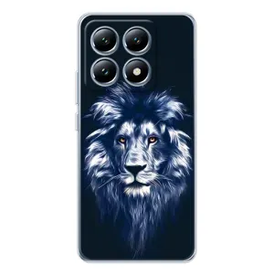 Чехол с картинкой на Xiaomi 15 Pro (Лев - синий)