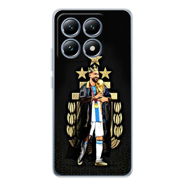 Чехол с рисунком «Месси король» для Xiaomi 15 Pro Чехол с рисунком «Месси король» для Xiaomi 15 Pro