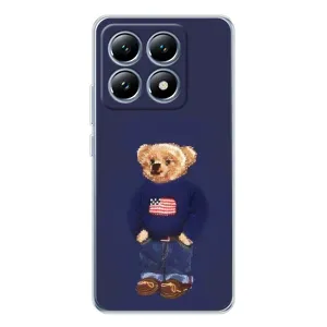 Чехлы Мишка Тедди для Сяоми 15 Про (Мишка USA)