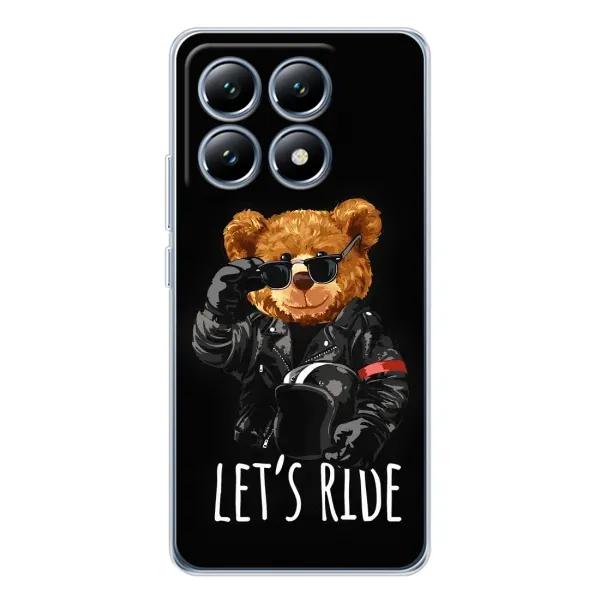 Чехол с рисунком «Модный Мишка» для Xiaomi 15 Pro Чехол с рисунком «Модный Мишка» для Xiaomi 15 Pro
