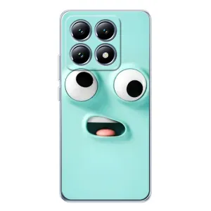 Силиконовые Чехлы (смешные стикеры) для Xiaomi 15 Pro (Забавное мятное лицо)
