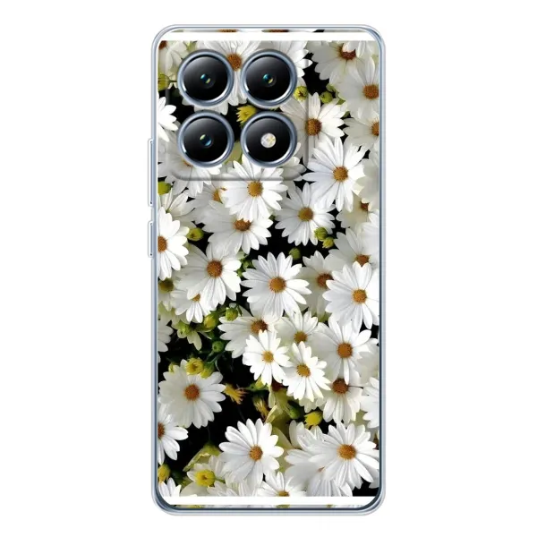 Чехол с рисунком «Рамка в ромашках» для Xiaomi 15 Pro Чехол с рисунком «Рамка в ромашках» для Xiaomi 15 Pro