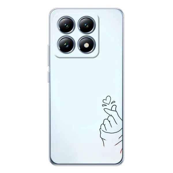 Чехол с рисунком «Сердце на голубом» для Xiaomi 15 Pro Чехол с рисунком «Сердце на голубом» для Xiaomi 15 Pro