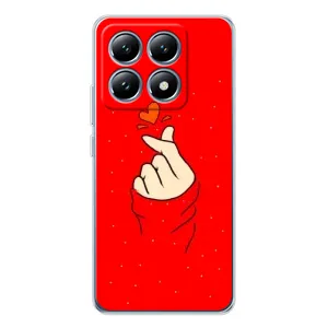 Чохол (Знак сердечка) для Xiaomi 15 Pro (Сердечко на червоному)