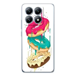 Чехол с изображением вкусной еды для Xiaomi 15 Pro (Сочные пончики)