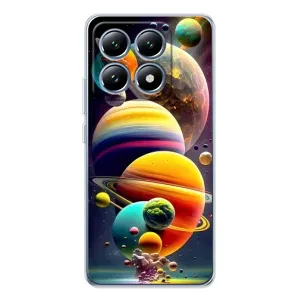 Чохол (ТПУ) з планетами на Xiaomi 15 Pro (Сонячна система)