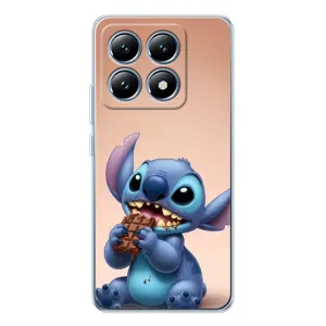 Чехол с рисунком Стич для Xiaomi 15 Pro (Стич с шоколадом)