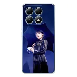 Чохол з картинкою Венсдей на Xiaomi 15 Pro (Венсдей з парасолькою)