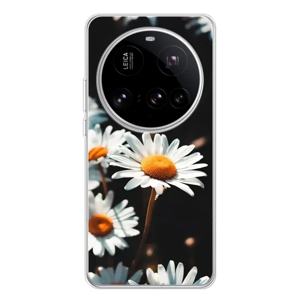 Чехол с рисунком «Белые ромашки» для Xiaomi 15 Ultra Чехол с рисунком «Белые ромашки» для Xiaomi 15 Ultra