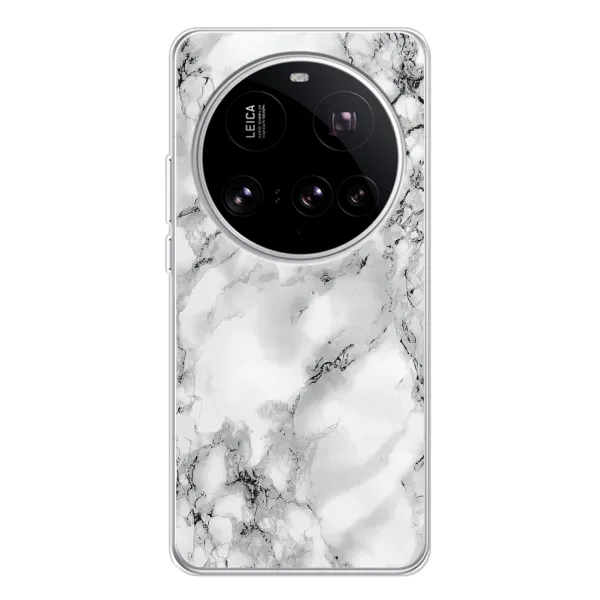 Чехол с рисунком «Белый мрамор» для Xiaomi 15 Ultra Чехол с рисунком «Белый мрамор» для Xiaomi 15 Ultra