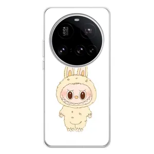 Чехол с принтом Лабубу для Xiaomi 15 Ultra (Бежевый Лабубу)