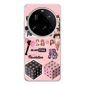 Чехлы с картинкой для Xiaomi 15 Ultra (BLACK PINK коллаж)